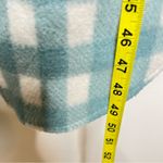 Vintage Plaid Fleece Zip Up Housecoat Night Shirt Size Medium Pockets Green Photo 6