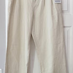 Topshop Top Shop Cream Denim Trouser Pants Size 12 NWT Photo 0