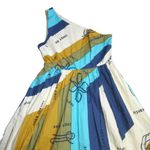 J.Crew NWT One-Shoulder Midi in Ratti® Sail Away Print Cotton Midi Dress 12 Photo 2