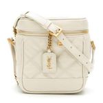 Saint Laurent LIKE NEW 80s Vanity YSL Crossbody Bag in Quilted Grained Leather Photo 0