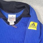 Adidas Vintage 90' Blue and Black Women's Zip Up Sweater Size M Photo 3