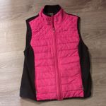 Lauren Ralph Lauren Active Pink And Black Puffer Vest Size Large Photo 0