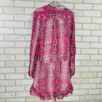 Rocco Sand NWT Lexi Pink Snake Print Wrap Dress Size S Photo 9