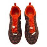 Propet TravelFit Walking Shoe Orange/Black US Women's 6 4E(XX) Orange Photo 4