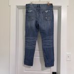 American Eagle  Jeans Women Size 8 Regular Tomgirl Distressed Ripped‎ Button Fly Photo 1