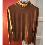 Eileen Fisher Tencel Turtleneck Sweater, Brown, Medium Photo 6