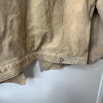 VICTOR COSTA SUEDE LEATHER Lined Embellished Tan JACKET Size XL Western Cowgirl Photo 7