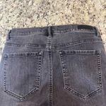 Garage  Gray High Rise Jeans with Black Floral Pattern Photo 6