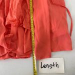 Abercrombie & Fitch New Abercrombie Fitch Angel Coral Flutter Sleeve Wrap Midi Dress Small Party Photo 14