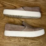 Vince  Brenden Suede Slip-On Platform Sneaker Taupe Women’s Size 10 Photo 8