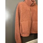 Wild Fable Jacket Womens 2XL Pink Sherpa Fleece Zip Up Cozy Teddy Coat Warm Photo 1