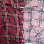 Adika  women’s cropped multi-colored plaid top —‎ large Photo 1