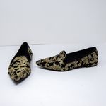 NEW Michele Lopriore Elyse Pointy Loafer Multicolor Brocade Jacquard Flat Shoes Photo 0