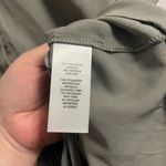 T Tahari 100% Polyester  Tie Front Long Sleeve Button Down Grey Shirt - Large Photo 3