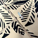 Aerie  Beige Black Leaf Print Soft & Cozy Leggings M Photo 2