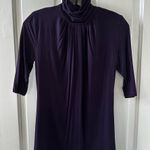 Banana Republic  Deep Purple Cowl Neck Blouse Photo 0