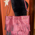 No Boundaries NWT-red fringed shoulder bag Photo 0