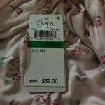 Flora Nikrooz  Pink Floral Print Tank Top and Shorts 2 Piece Pajama Set NEW Photo 6