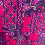 Vintage 1990s Red Paisley Patchwork Maxi Dress Plus Size Boho Hippie Festival Pink Photo 8