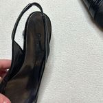 Etienne Aigner Black Kitten Heel Slingback Strap Photo 1