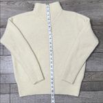Madewell  Cream Mock Neck Knit Cozy Sweater Photo 5