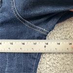 Red Camel Crop Denim Jean Trucker Jacket Long Sleeve Dark Wash Junior Medium Photo 6