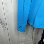 Marmot  Bright Blue 1/2 Zip Base Layer Pullover Size S Long Sleeve Stretch Photo 3