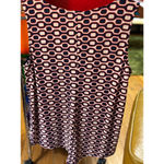 Late August Women's  Blouse, Size L, Navy and Red Photo 1