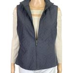 Columbia Womens Vest Quilted Lightweight Outdoor Full Zip Sleeveless Black Med Photo 1