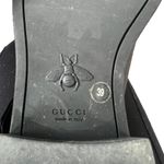 Gucci Quilted Double G Leather Moto Boots Black Ankle Booties Size 39 Photo 14