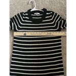 Madewell  Button Sleeve Striped Merino Wool Sweater Dress Size XXS Preppy Photo 4