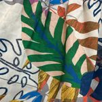 Jealous Tomato  Off Shoulder Tropical Top Blouse Shirt Woman’s Size M Resort Photo 6