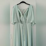 David's Bridal AW Vickie Bridesmaid Prom Formal Special Occasion Wedding Guest Dress, 12, Green Photo 7