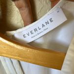 Everlane  white mini poplin dress Photo 4