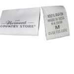 The Vermont Country Store Prairie Style Long Sleeve Floral Print Pullover Dress Blue Size M Photo 3