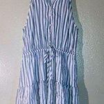 Staccato  3/4th Pearl Button Down Flare Dress Size Large Photo 0