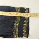 J Jill Black Embroidered Crew Neck Lightweight Cotton Blend Top Blouse Tunic M Size M Photo 7