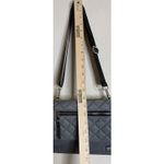 Steve Madden Jodie Crossbody Purse Bag Gray Quilted Nylon Adjustable Strap Logo Photo 6