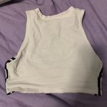 Adidas  white crop tank Photo 1