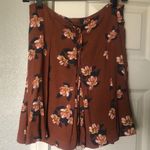 Free People floral skater tie up mini skirt 10 Photo 0