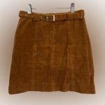 Urban Outfitters  Brown Corduroy Mini Skirt Sz XS Photo 0