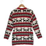 Merry Christmas Womens Size Small Cardigan Knit Sweater Holiday Long Sleeve Red Photo 11