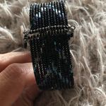 Black and Shimmer Stretch Bracelet Photo 4