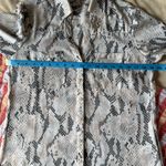 EXPRESS The Portofino Shirt Snake Skin Print Button Down Size Small Photo 10