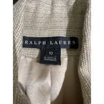 Ralph Lauren Black Label Silk Linen Blend Coat — Size 10 Gold Photo 2