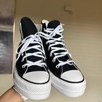 Converse  Chuck Taylor All Star Lift High Tops Womens Size 7 Black Platform Photo 3