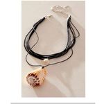 Free People NWT Carolina Shell Layered Necklace Photo 4