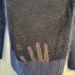 All Saints Mesh Angora Blend Mesh Sweater Size 4 Photo 5