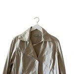 Chico's Cotton Tan One Button Lightweight Cozy Womens Jacket SZ 1 Photo 2