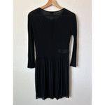 Armani Collezioni  Black Plisse Longline Button Front Cardigan 10 Photo 7